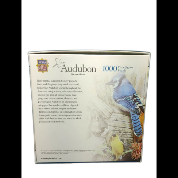 Audubon Backyard Birds by Jan Martin McGuire 1000 Piece Puzzle MasterPieces - Picture 3 of 7